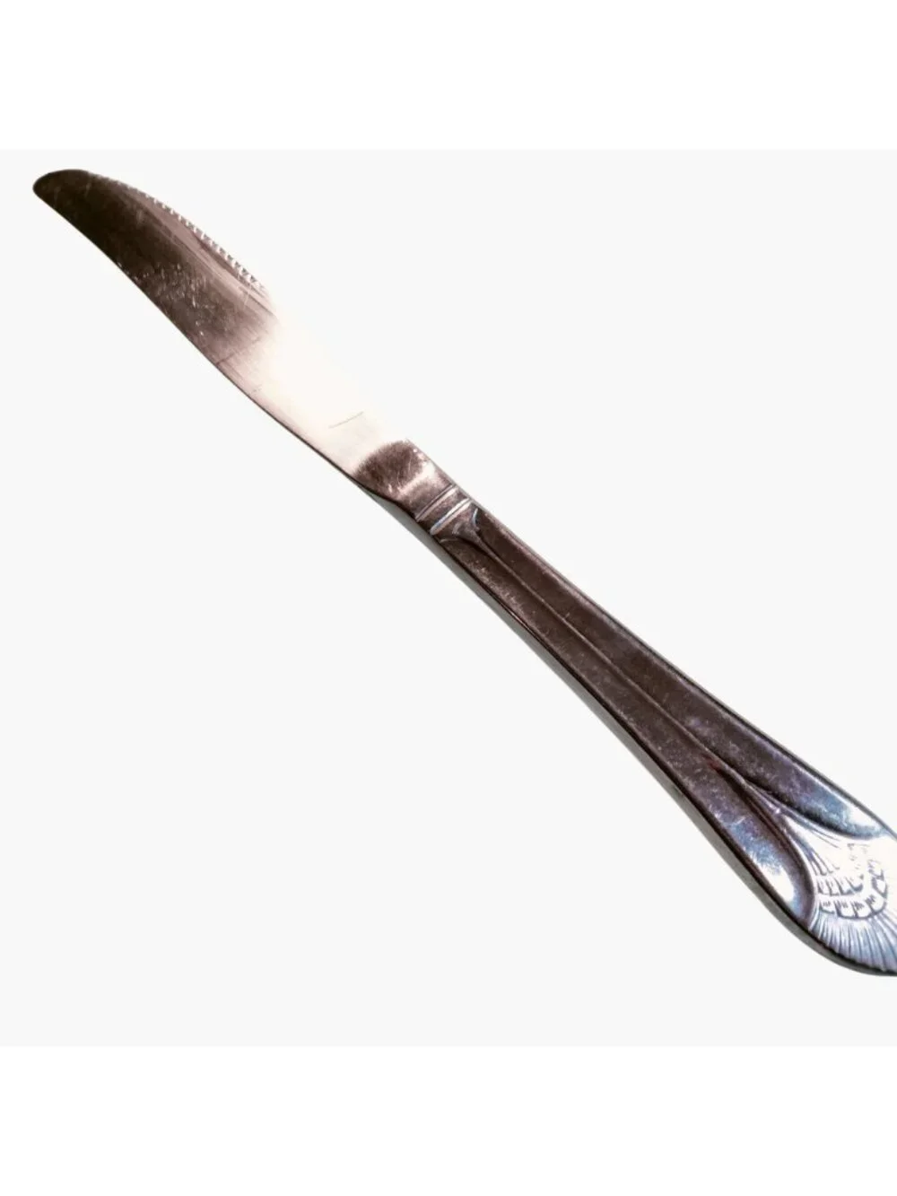Manhattan Pattern Stainless Steel Dinner Knife Art Deco Design Replacement